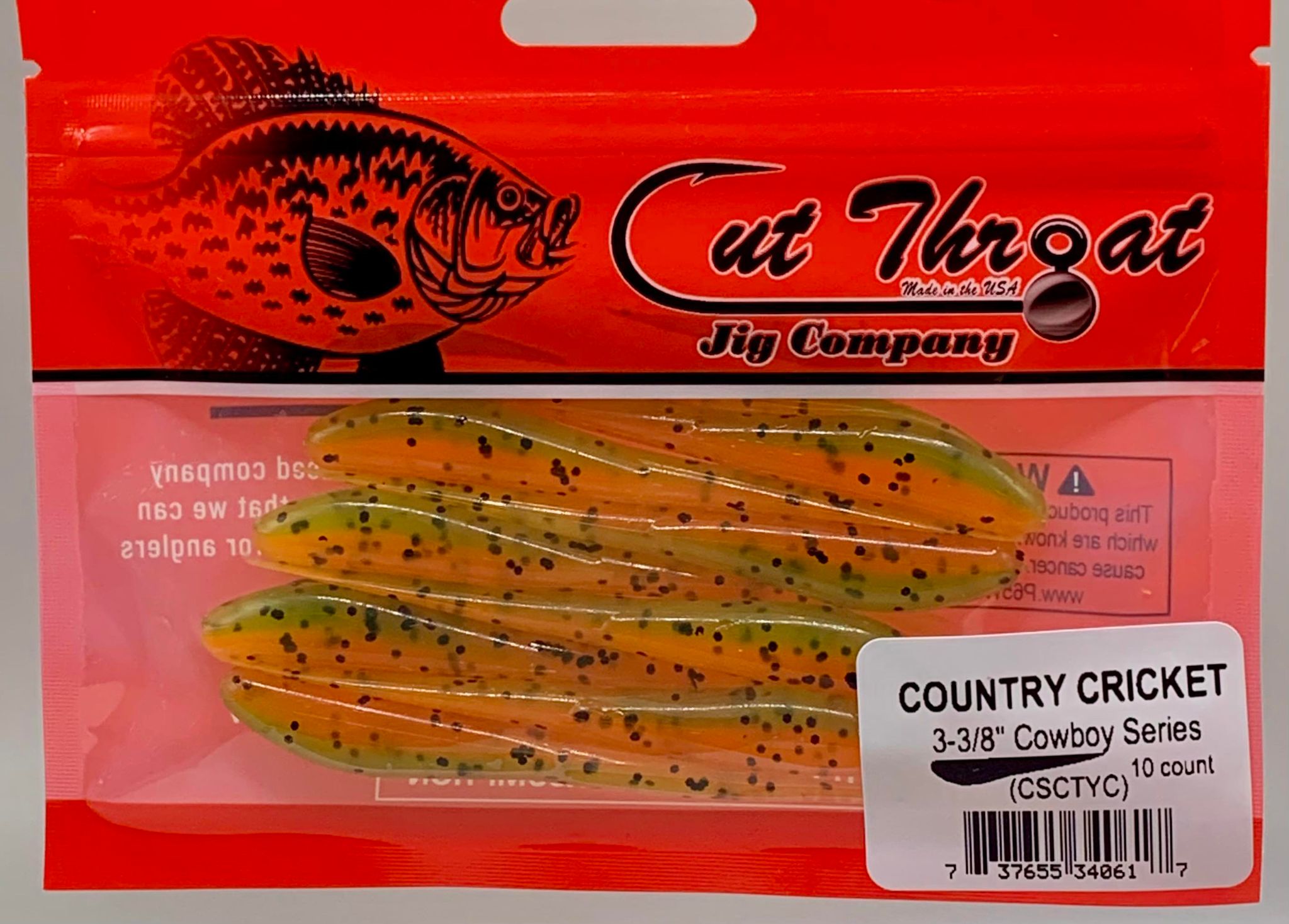 Country Cricket Cut Throat Jig Company
